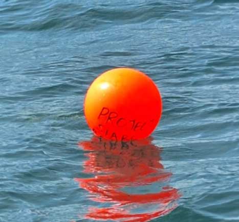 Surface buoys are marked "Project SIARC Research"